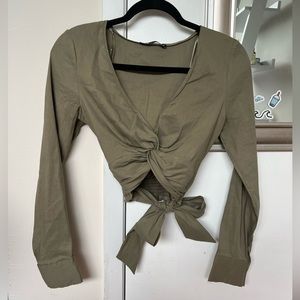 Zara cropped long sleeve